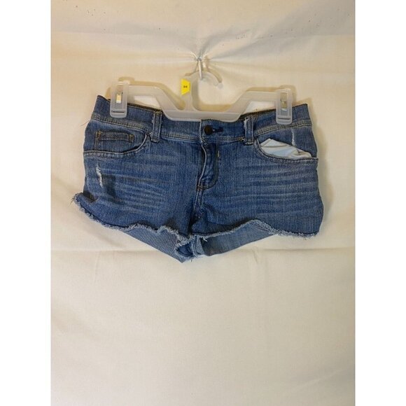 ZARA TRAFALUC DENIM MAKERS WOMENS SIZE 10 JEAN SHORTS STRETCH - Picture 1 of 2
